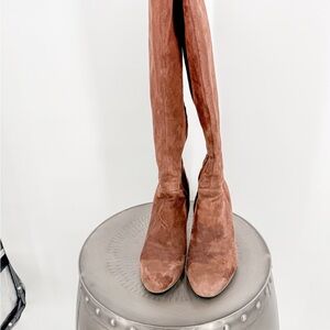 Cole Haan Brown Over the Knee Boots Suede